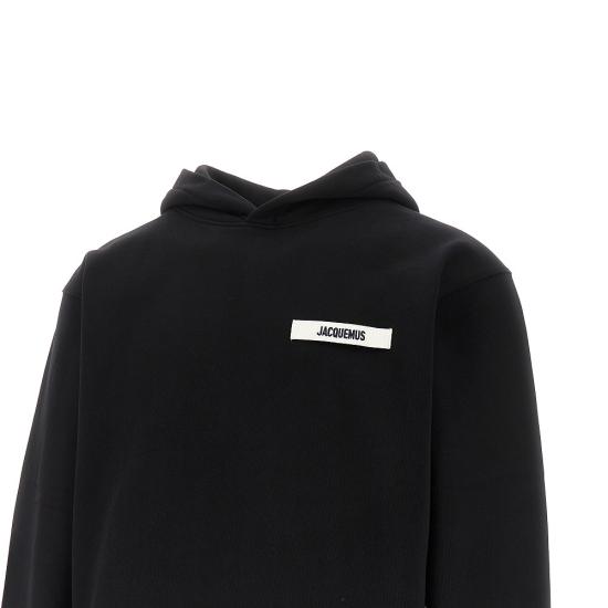26FW 자크뮈스 그로그랭 후드 티셔츠 HOM00247AJ00126 Black - JACQUEMUS