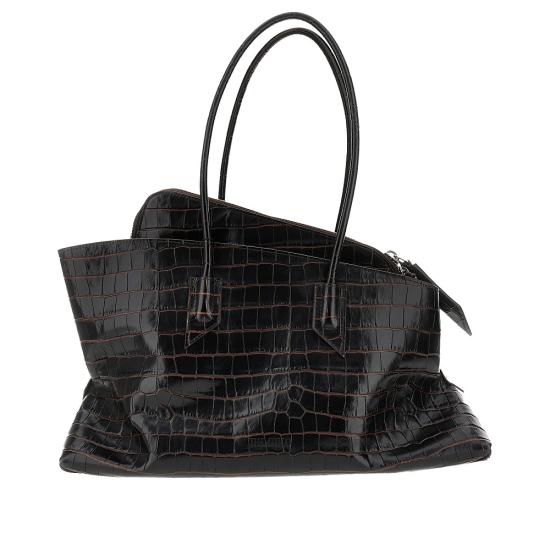 26FW 디 아티코 라 파세지아타 미디엄 탑 핸들 백 250WAH00054LBT021PR Brown