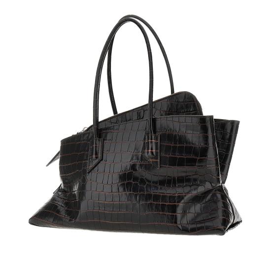 26FW 디 아티코 라 파세지아타 미디엄 탑 핸들 백 250WAH00054LBT021PR Brown - THE ATTICO
