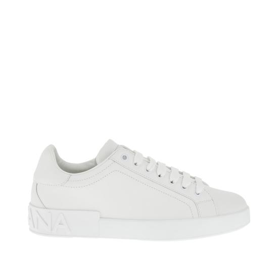 26FW 돌체앤가바나 카프스킨 포르토피노 스니커즈 CS1772A1065 White