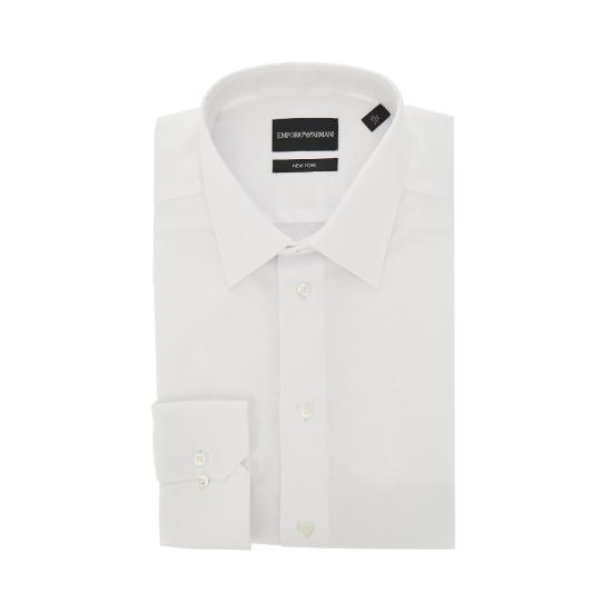 25FW 엠포리오 아르마니 긴팔 셔츠 EM000065TE16906 White
