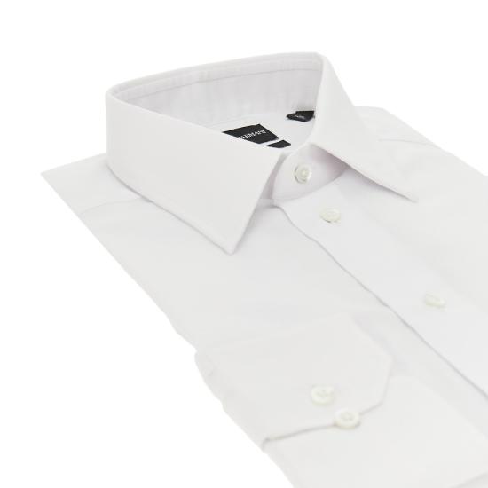 25FW 엠포리오 아르마니 긴팔 셔츠 EM000065TE16906 White - EMPORIO ARMANI