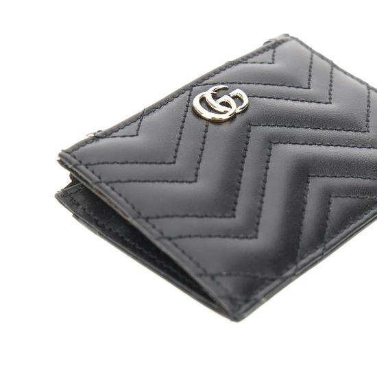 26FW 구찌 GG 마몽 키 케이스 837747AAET8 Black - GUCCI