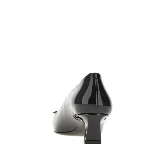 26FW 로저비비에 트럼펫 메탈 버클 펌프스 RVW44815280D1P Black - ROGER VIVIER