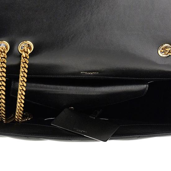 26FW 생로랑 루루 라지 마틀라세 램스킨 숄더백 803541AAEAX Black - SAINT LAURENT
