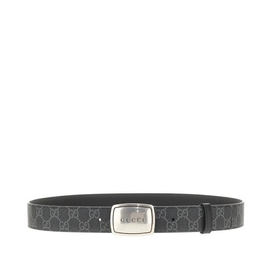 26SS 구찌 가죽 벨트 854832FAFGM Black