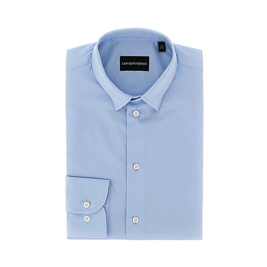 25FW 엠포리오 아르마니 긴팔 셔츠 01CA9T0130C Blue