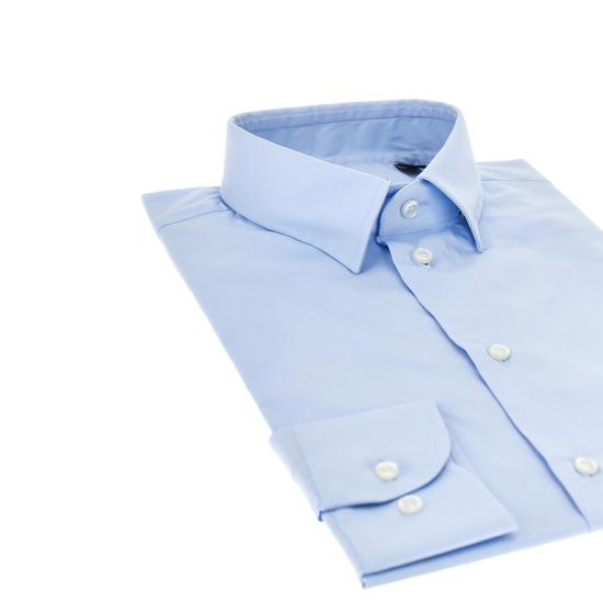 25FW 엠포리오 아르마니 긴팔 셔츠 01CA9T0130C Blue - EMPORIO ARMANI