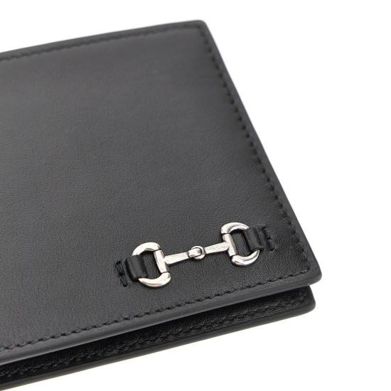 26SS 구찌 홀스빗 바이폴드 웰렛 846950AAFP1 Black - GUCCI