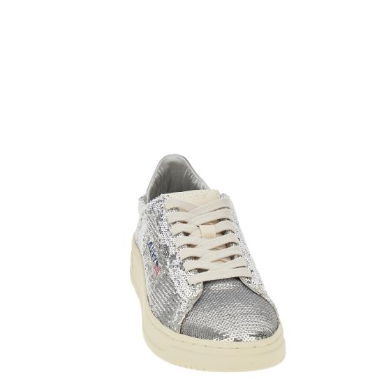 26SS 오트리 달라스 로우 고트스킨 스니커즈 ADLWTI05 Silver - AUTRY