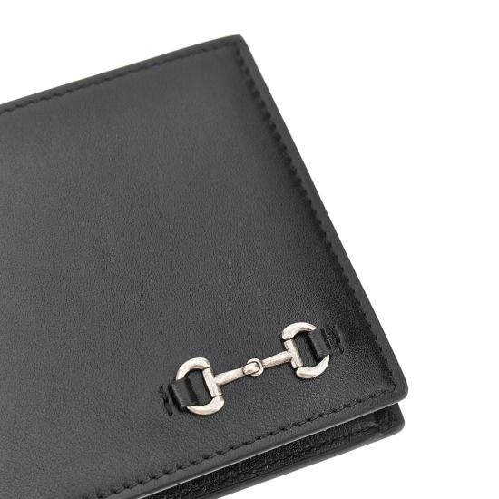 26SS 구찌 홀스빗 코인 포켓 반지갑 846953AAFP1 Black - GUCCI