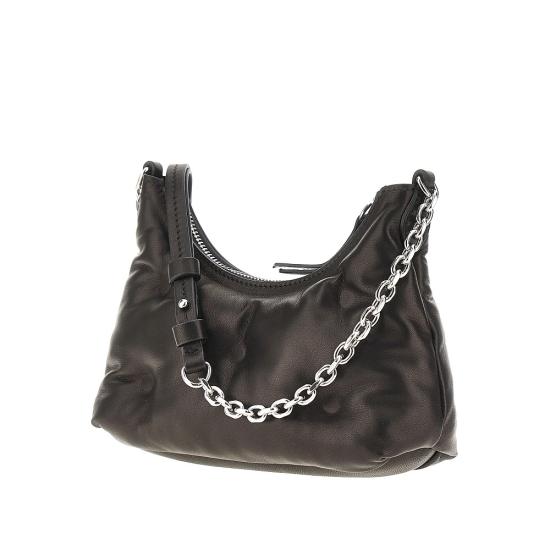 26SS 마르지엘라 글램 슬램 호보백 마이크로 SB1WG0021P4300 Black - MAISON MARGIELA