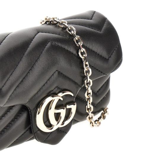 26FW 구찌 GG 마몽 미니 숄더백 841290AAFAX Black - GUCCI