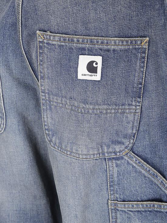 26FW 칼하트 WIP 브랜돈 싱글 니 팬츠 I034225 014Q Blue Worn Used Wash - CARHARTT WIP