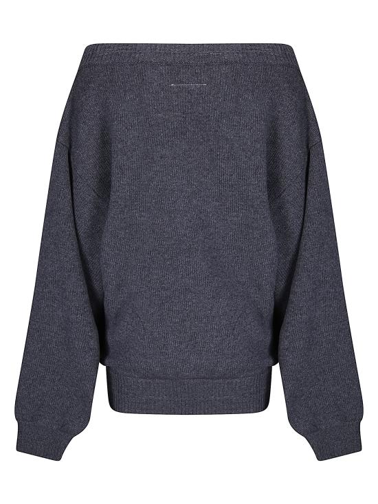 26FW MM6 메종마르지엘라 숏 원피스 S52DA0100M13287 855M Dark Grey Melange - MM6 MAISON MARGIELA