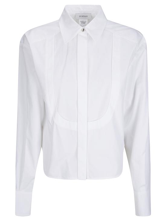 26FW 스포트막스 셔츠 2622116011600 001 WHITE