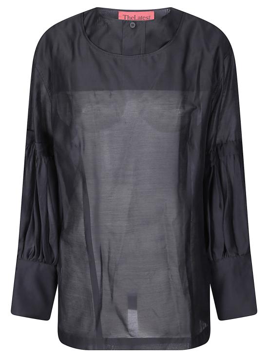 26FW 더 레이티스트 블라우스 TLW04024T0161ABTP T0002 BLACK