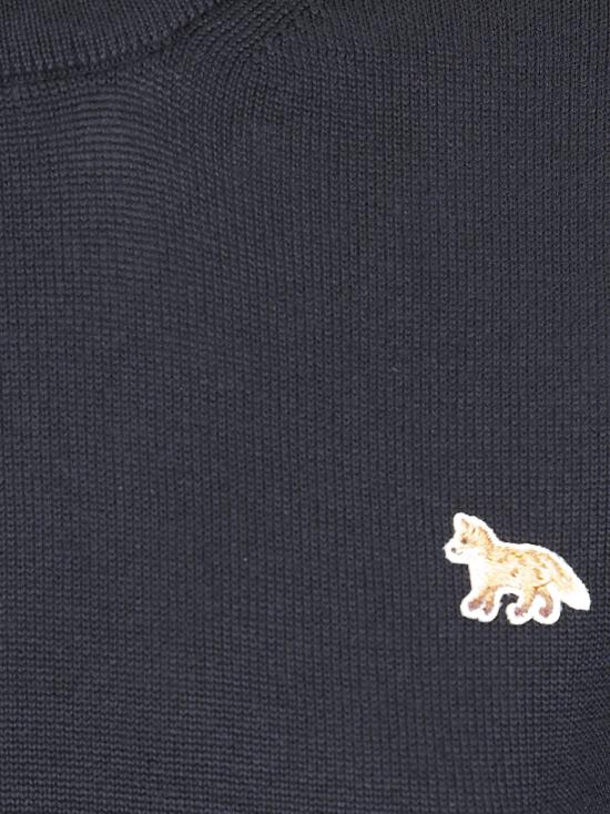 26FW 메종키츠네 베이비 폭스 메리노 레귤러 점퍼 PW00801KT1181 P199 BLACK - MAISON KITSUNE