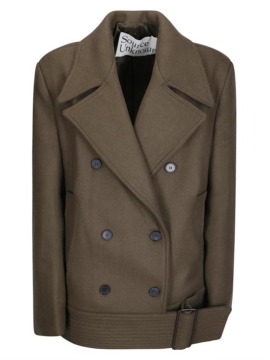 26FW 소스 언노운 코트 SUWF62CT07 KH Khaki