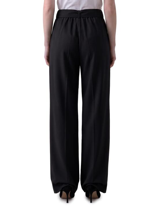 26FW 막스마라 스트레이트 팬츠 2621136251600 BLACK - MAX MARA