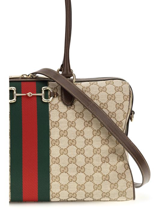 26FW 구찌 보르세토 GG 캔버스 라지 보스턴백 866734FAFV9 9653 BEIGE - GUCCI