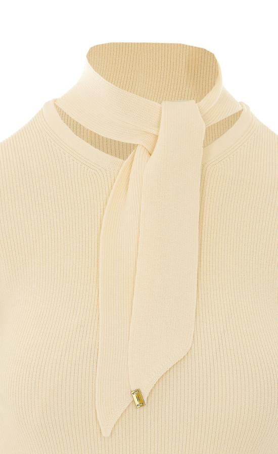 26FW 엘리자베타프랜치 미디 원피스 AM04S66E2 193 White - ELISABETTA FRANCHI