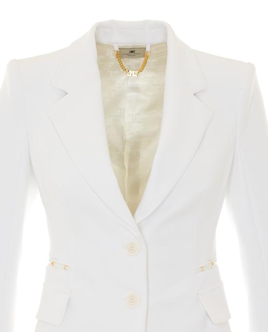 26FW 엘리자베타프랜치 수트 자켓 GI27466E2 360 White - ELISABETTA FRANCHI