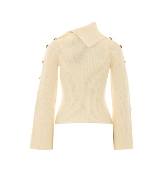 26FW 엘리자베타프랜치 스웨터 MK03S66E2 193 WHITE - ELISABETTA FRANCHI