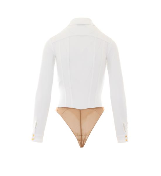 26FW 엘리자베타프랜치 바디수트 티셔츠 CB00466E2 360 White - ELISABETTA FRANCHI