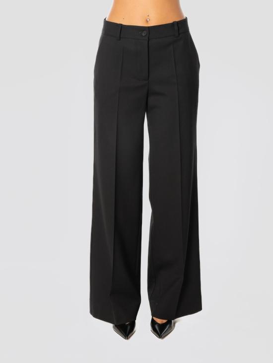 26FW 파로쉬 수트 팬츠 프레스코 라나 네로의 Pantaloni Palazzo