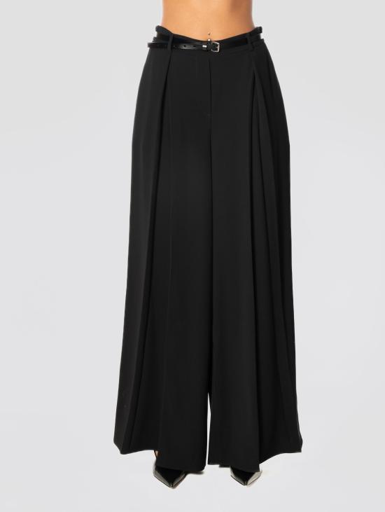 26FW 파로쉬 팔라초 팬츠 Vita Nero의 Pantalone a Palazzo con Elastico