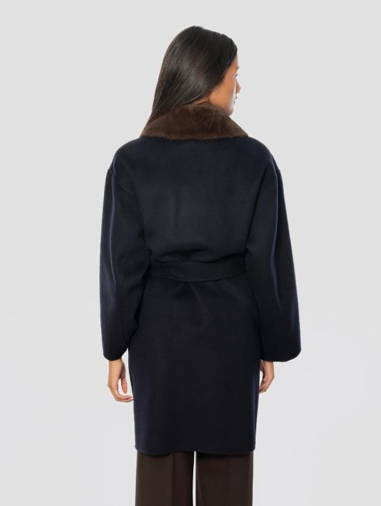 26FW 파로쉬 코트 라나 블루의 Cappotto con Cintura - PAROSH
