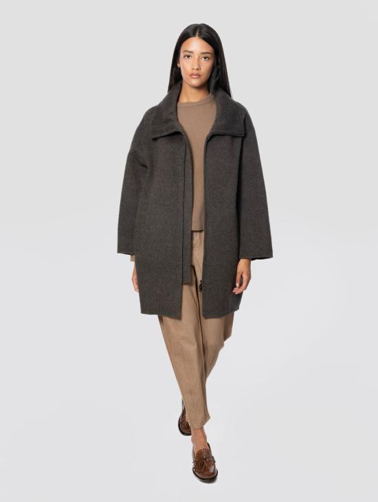 26FW 파로쉬 자켓 Cappotto 오버사이즈 Lana Marrone - PAROSH