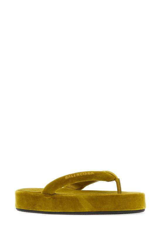 26SS 발렌시아가 제트 랙 통 슬라이드 869749WCDQ0 7680 Yellow - BALENCIAGA