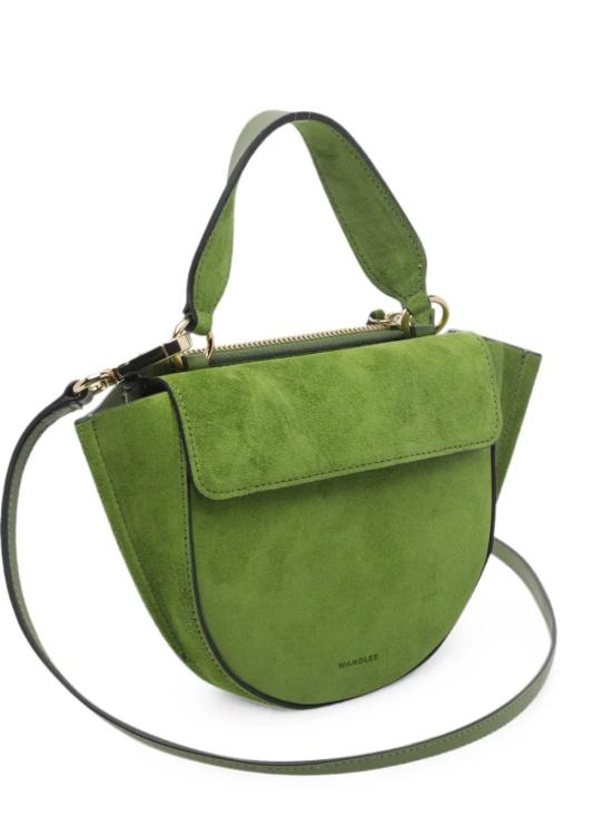 26FW 반들러 토트백 HORTENSIAPICCOLAVERDESUEDE Green - WANDLER