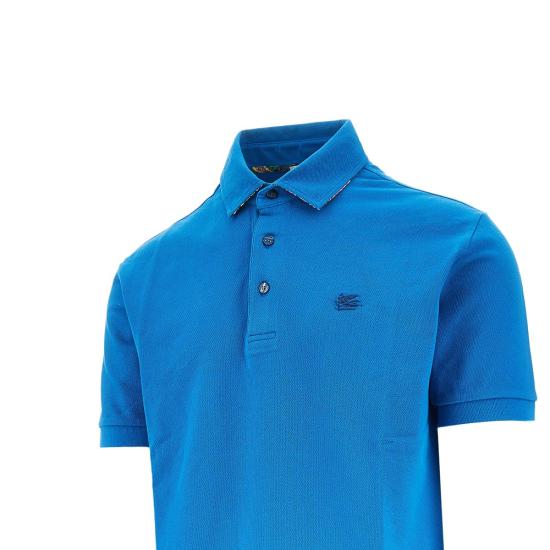 26SS 에트로 폴로 티셔츠 MRMD0006AV878 Blue - ETRO