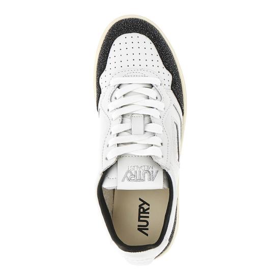 26SS 오트리 메달리스트 로우 레더 스니커즈 AULWPK03 White - AUTRY