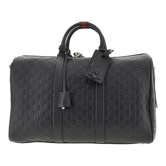 26SS 구찌 GG 엠블럼 미디움 더플백 850220AAFOM Black