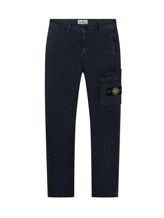 26FW [키즈] 스톤 아일랜드 스트레이트 팬츠 L2S163100003S0198 V0120 NAVY BLUE