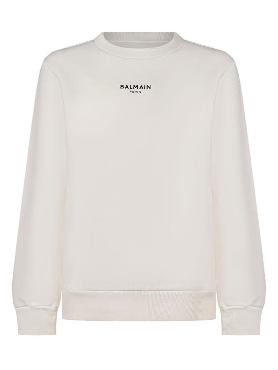 26FW [키즈] 발망 티셔츠 BZ4I60Z3728 102NE IVORY BLACK
