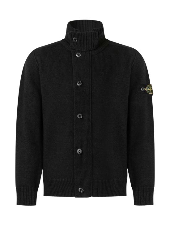 26FW [키즈] 스톤 아일랜드 가디건 L2S165100003S00M1 V0029 BLACK