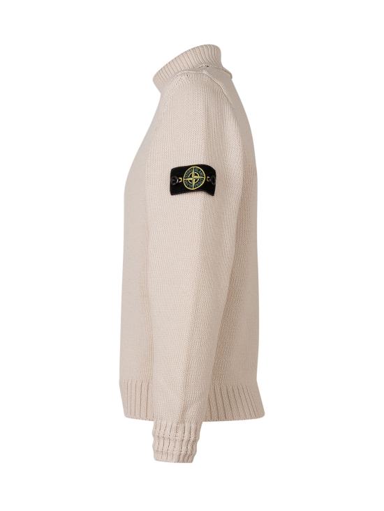 26FW [키즈] 스톤 아일랜드 터틀넥 니트 L2S165100018S01A2 V0097 PLASTER - STONE ISLAND