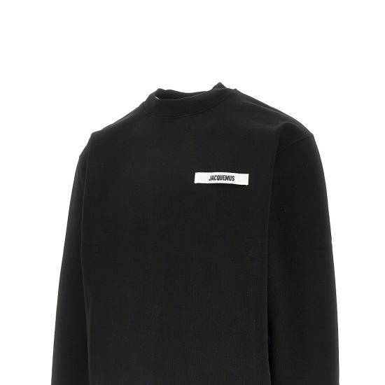 26FW 자크뮈스 그로그랭 스웨트 셔츠 SSM00206AJ00126 Black - JACQUEMUS
