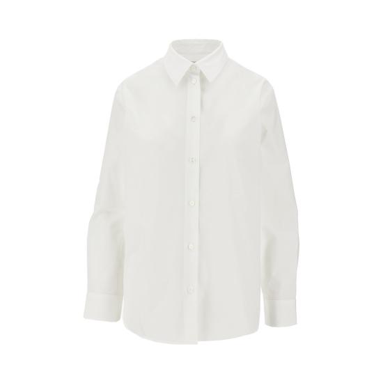 26SS 버버리 레귤러 핏 코튼 포플린 포멀 셔츠 8120787 White