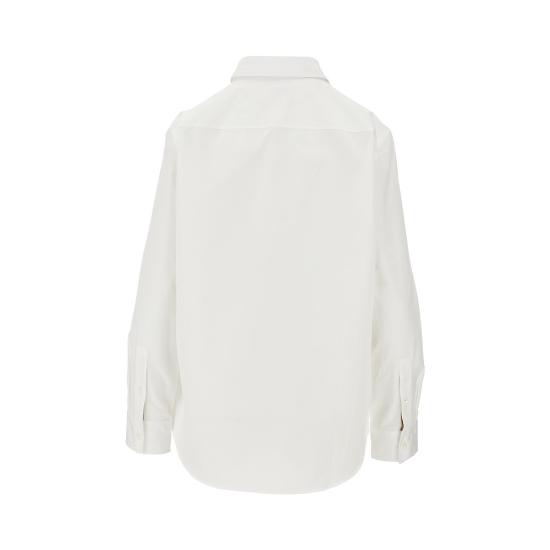 26SS 버버리 레귤러 핏 코튼 포플린 포멀 셔츠 8120787 White - BURBERRY