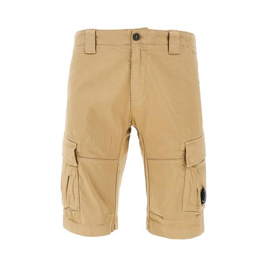 26SS 씨피 컴퍼니 스트레치 사틴 카고 렌즈 쇼츠 도브 20CMBE746A005694G Beige