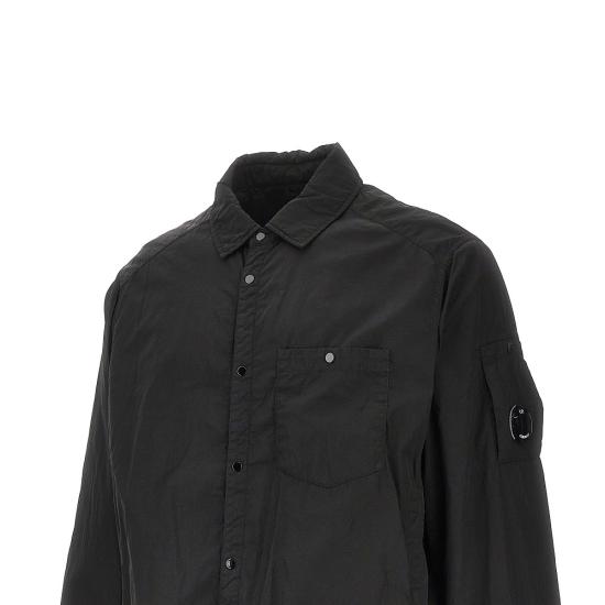26SS 씨피 컴퍼니 크롬-R 패딩 렌즈 오버셔츠 20CMOS056A005904G Black - C.P. COMPANY