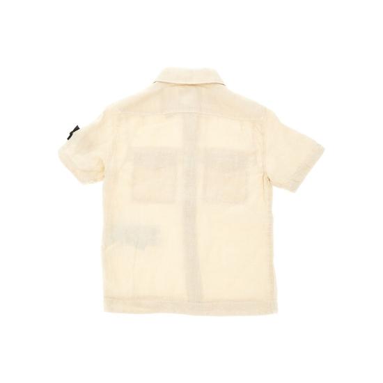 26SS [키즈] 스톤 아일랜드 셔츠 L1S161100001S0145 Beige - STONE ISLAND