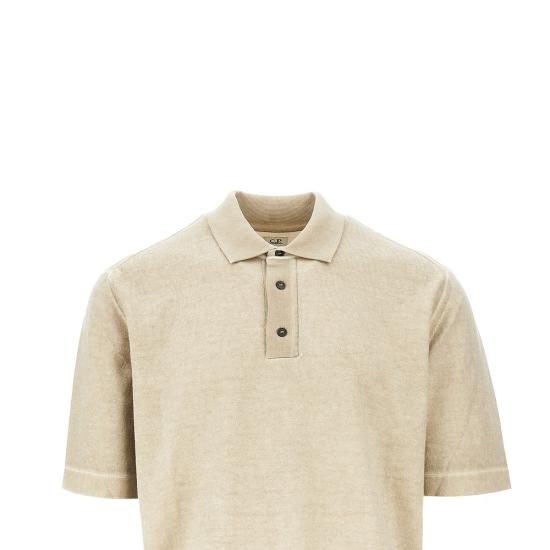 26SS 씨피 컴퍼니 폴로 티셔츠 20CMKN204A110646S Beige - C.P. COMPANY