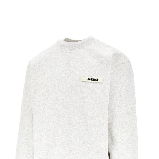 26FW 자크뮈스 그로그랭 스웨트 셔츠 SSM00206AJ00126 Grey - JACQUEMUS